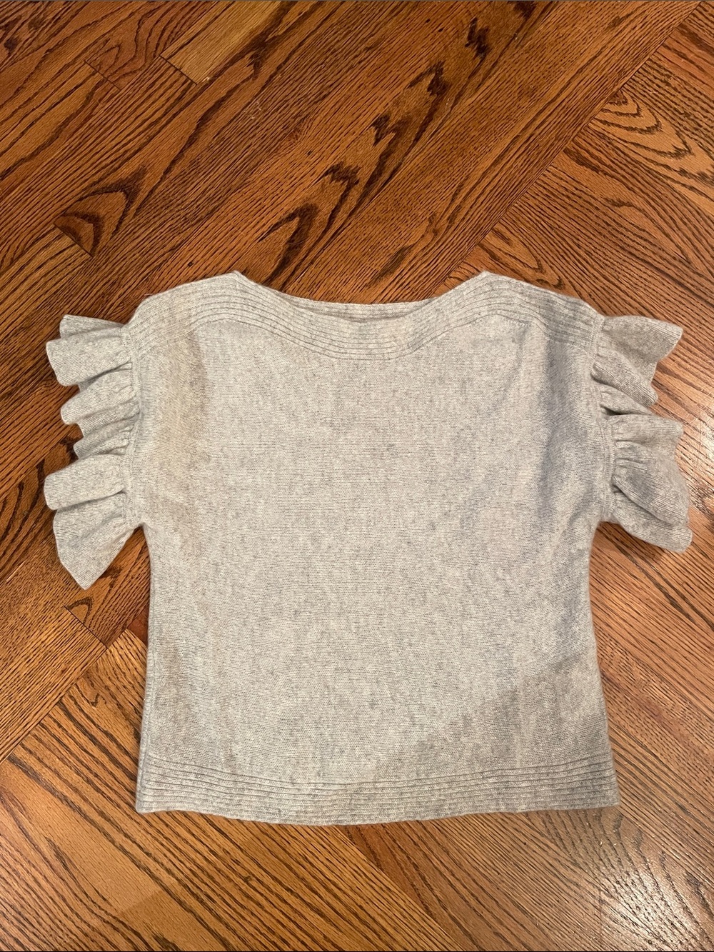 White + Warren grey cashmere sweater sz xs